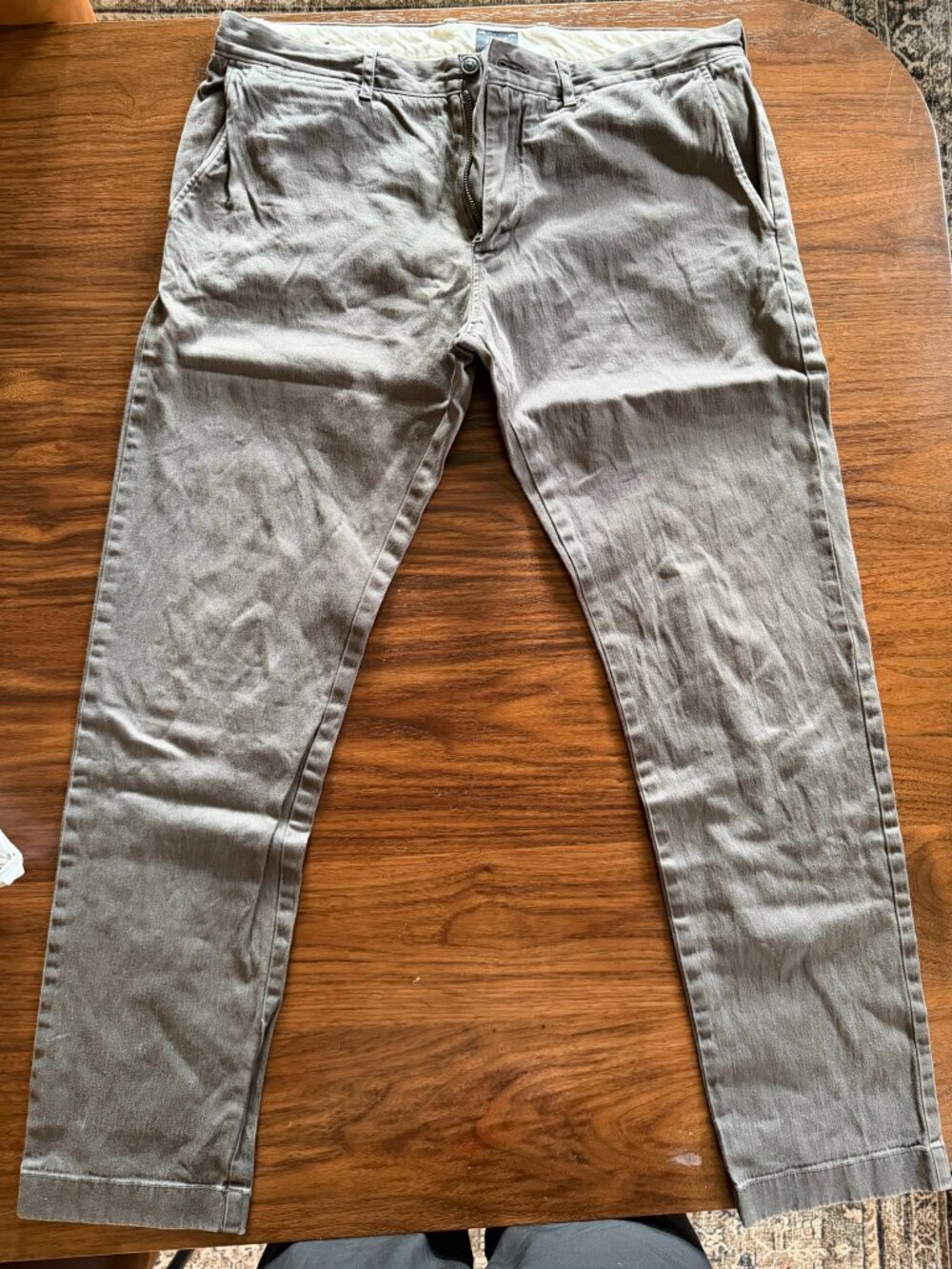 J. Crew - 484 Slim Stretch Chinos - Grey - Size 34x32